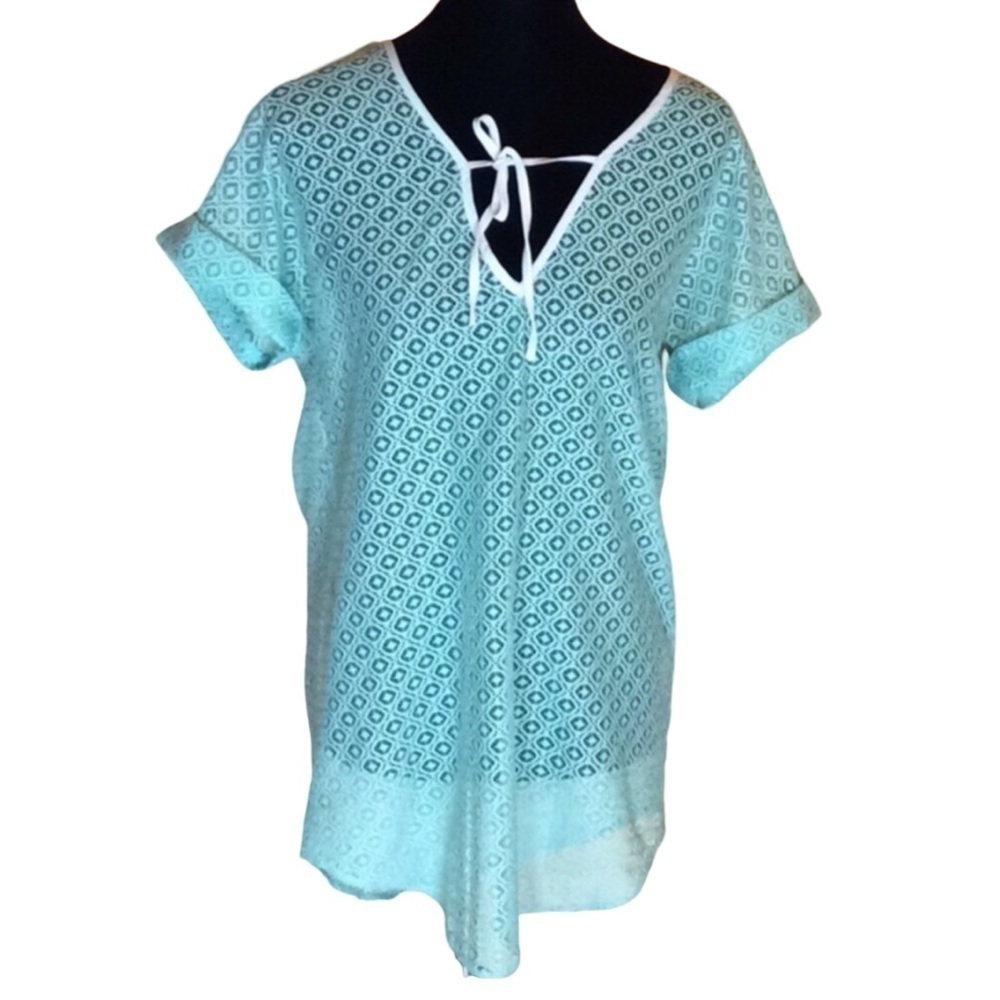 Francesca’s swimsuit coverup Aqua Size Small / Medium